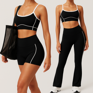 Conjunto esportivo, top, calça , shorts.